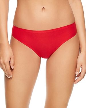 Chantelle Soft Stretch One-size Seamless Thong In Poppy Red