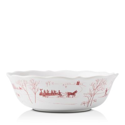 Country Estate Winter Frolic Serving Bowl