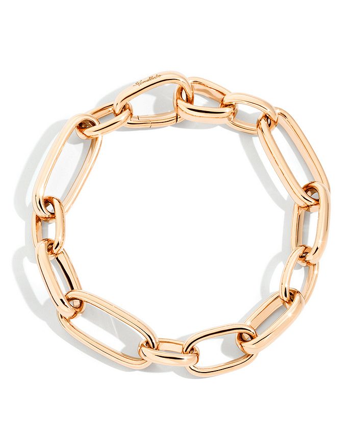 Pomellato 18K Rose Gold Iconica Extra Slim Chain Link Bracelet