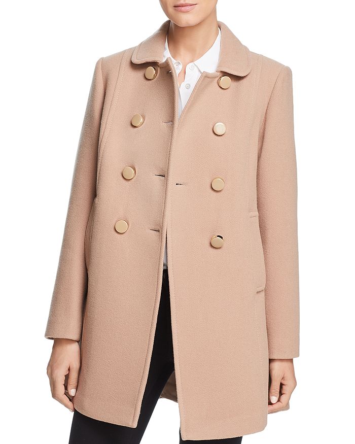 kate spade new york Double-Breasted Button Front Coat | Bloomingdale's