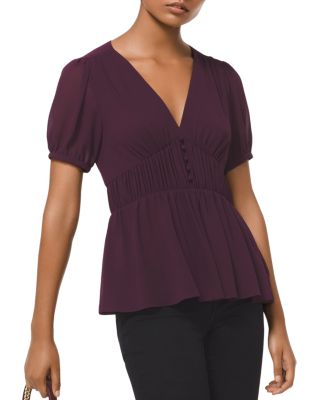 michael kors peplum top