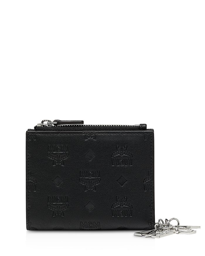 MCM Klara Monogrammed Mini Two-Fold Leather Wallet | Bloomingdale's