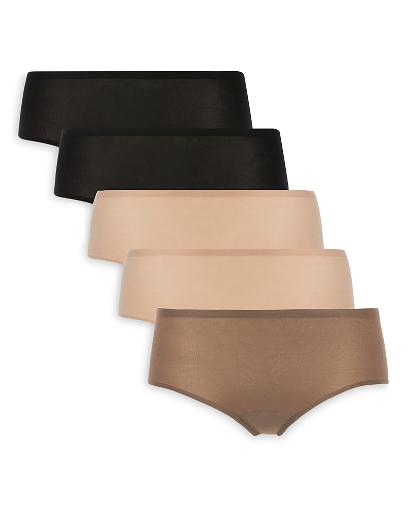 Chantelle Soft Stretch One-size Hipsters, Set Of 5 In Assorted