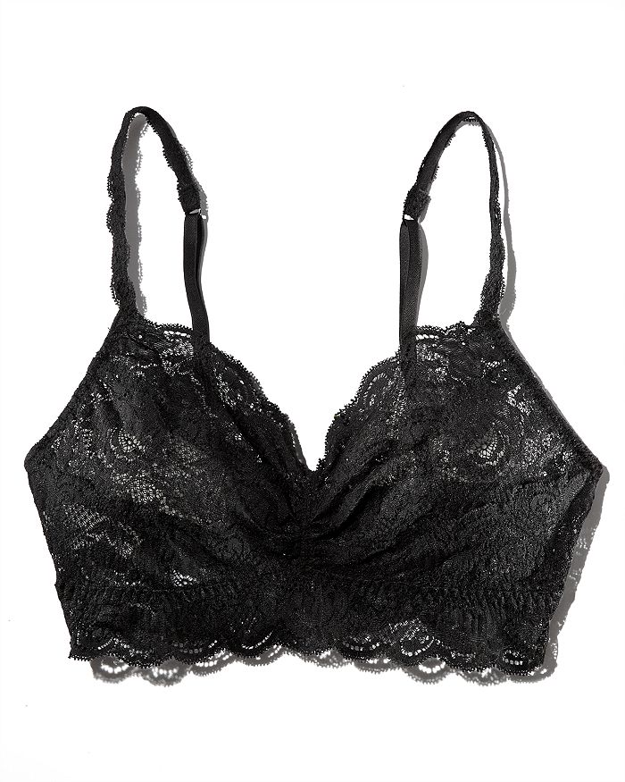 Shop Cosabella Plus Never Say Never Sweetie Soft Bra In Black
