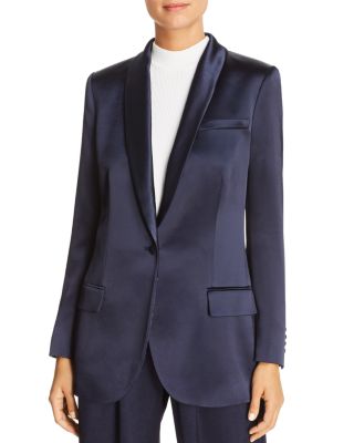Tory Burch - Longline Satin Blazer