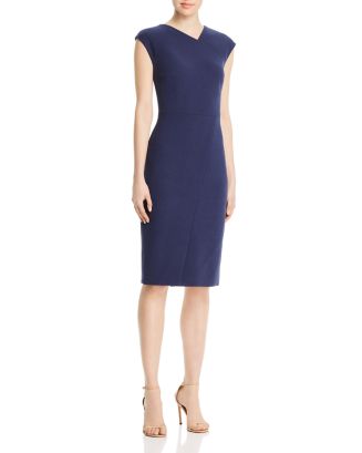 Boss Dechesta Seamed Sheath Dress 