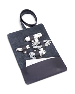 Leather Cord Organizer Roll