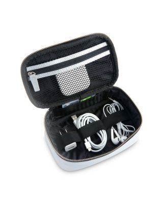 Leather Tech Accessory Travel Storage Case