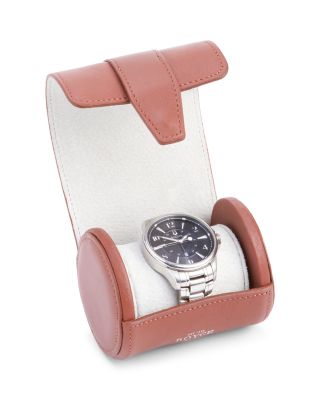 Leather Single Watch Travel Roll Case