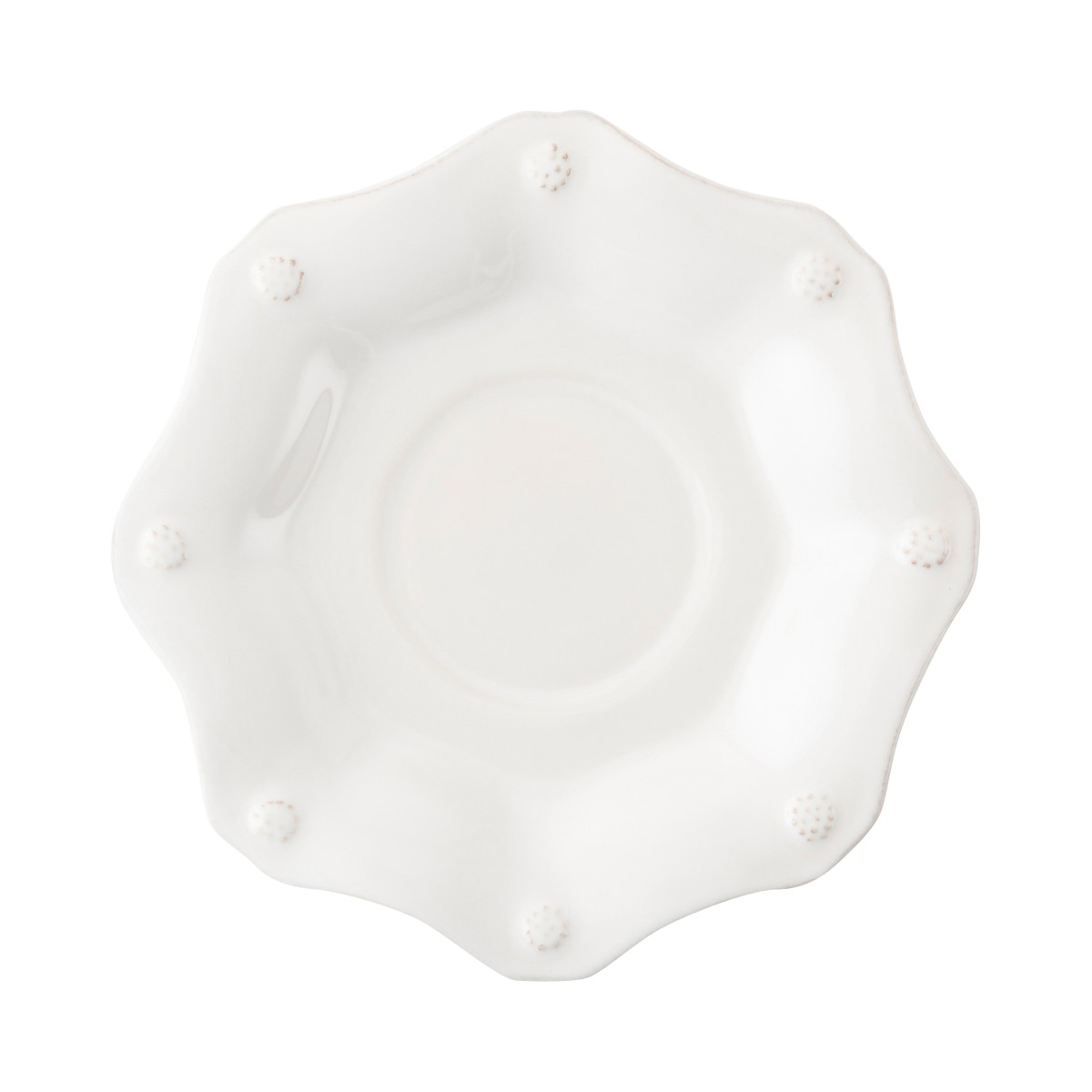 Juliska Berry & Thread Whitewash Scallop Saucer