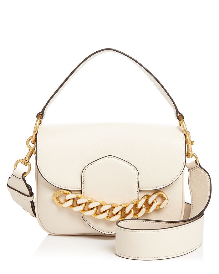 Tory burch embellished leather shoulder hotsell bag