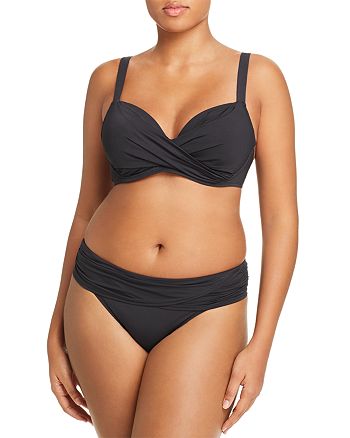 Bleu Rod Beattie - Plus Underwire Bra Bikini Top & Hipster Bikini Bottom