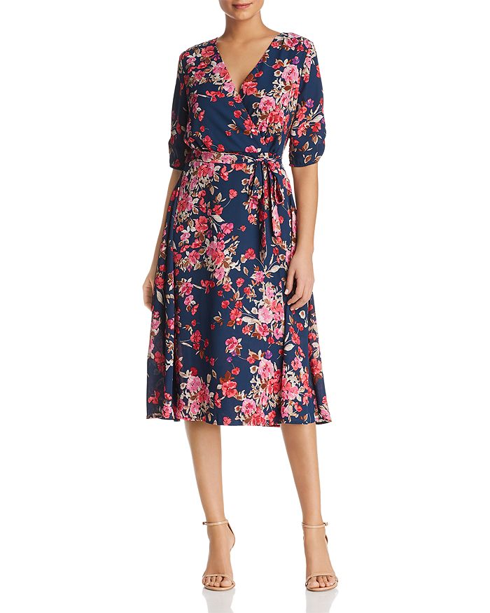 Bobeau faux wrap dress discount