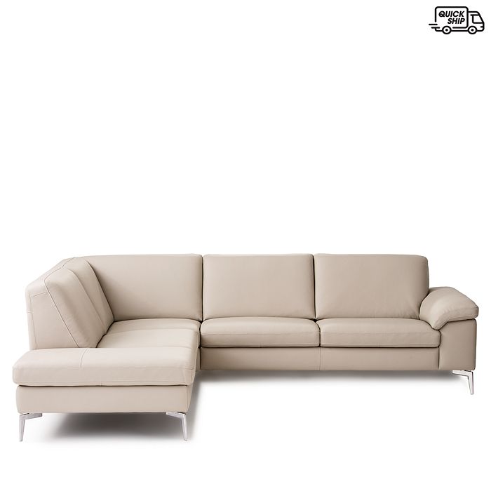 Nicoletti Angel Leather Sectional Sofa Leather Sectionals