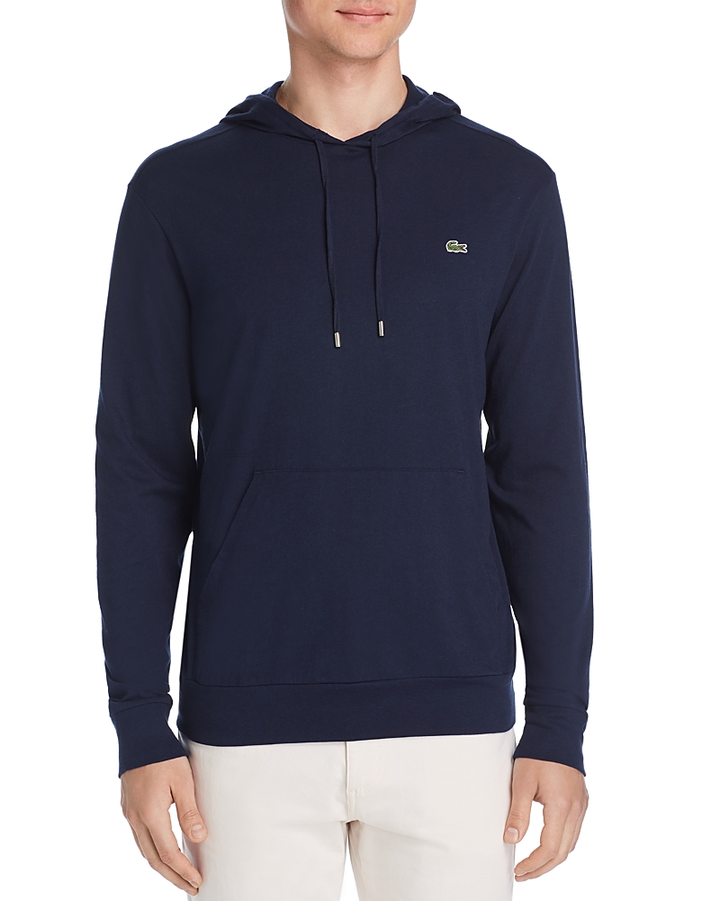 Lacoste Jersey Long-Sleeve Hooded Tee