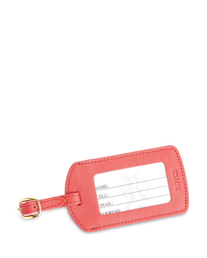 ROYCE New York - Leather Luggage Tag
