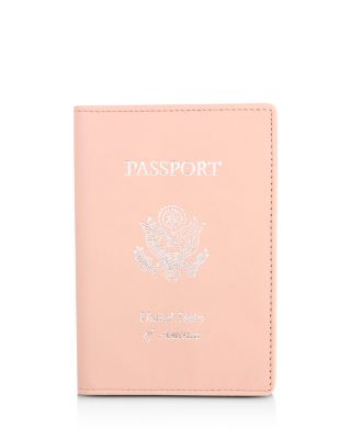 Royce New York Leather Rfid-Blocking Gold-Accented U. s. Passport Case