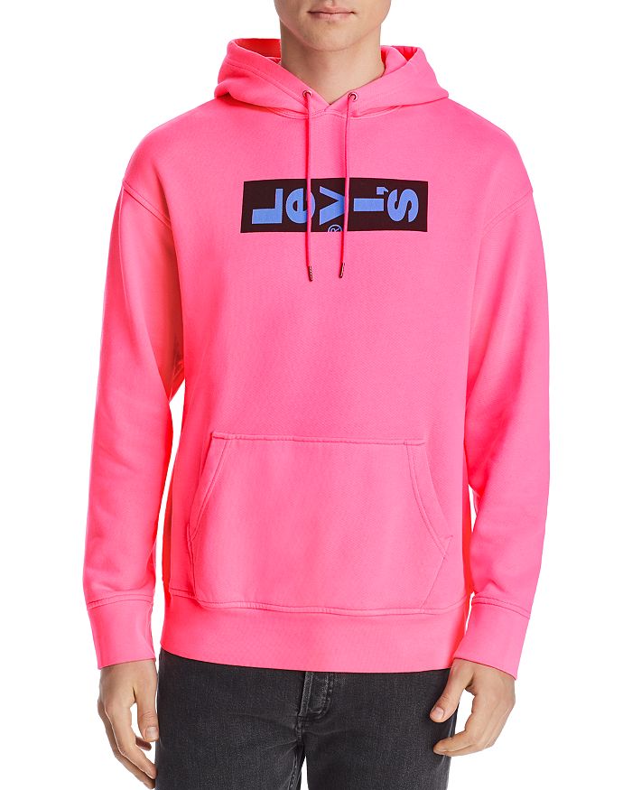 LEVI'S SIDEWAYS LOGO GRAPHIC HOODED SWEATSHIRT 726320002