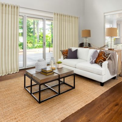 Carmen Sheer Indoor/Outdoor Tieback Curtain Panel, 114" x 95"