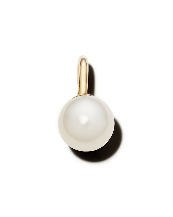 Zoë Chicco 14k Yellow Gold Cultured Freshwater Pearl Charm In White/gold