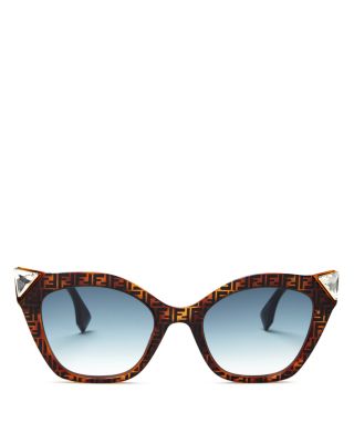 fendi logo cat eye sunglasses