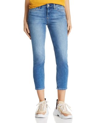 PAIGE Skyline Crop Skinny Jeans in 