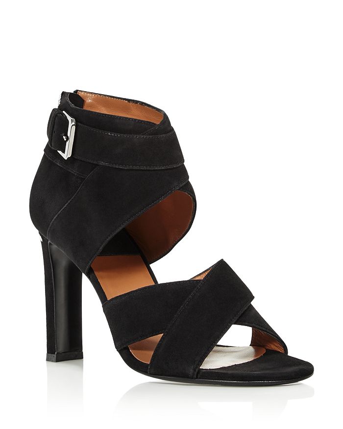 Laurence Dacade Women's Toni High-heel Suede Sandals In Black