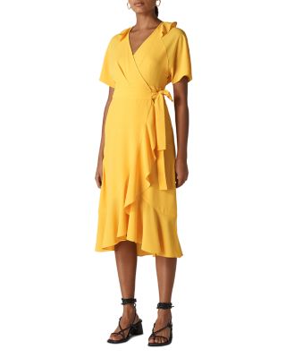 Whistles Abigail Ruffled Wrap Dress | Bloomingdale's