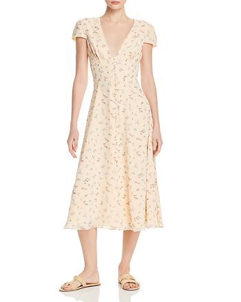 Fame and Partners The Poplar Floral-Print Midi Dress Bloomingdale's
