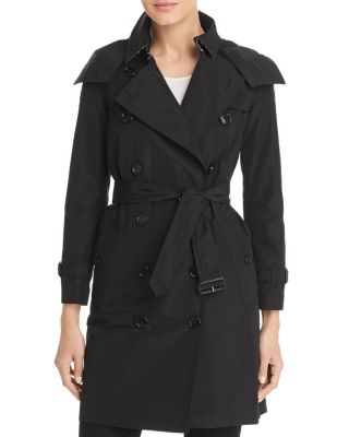kensington hooded trench coat