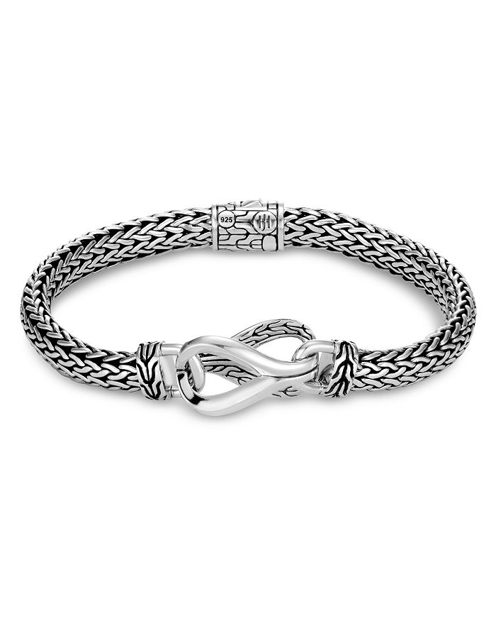 JOHN HARDY STERLING SILVER CLASSIC CHAIN SMALL LINK STATION BRACELET,BB90344XM