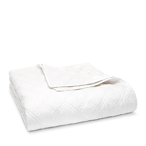 John Robshaw Lila White Coverlet, Twin - 100% Exclusive In White/indigo