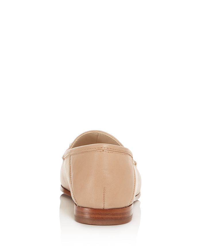 Shop Sam Edelman Women's Loraine Loafers In Soft Beige Leather