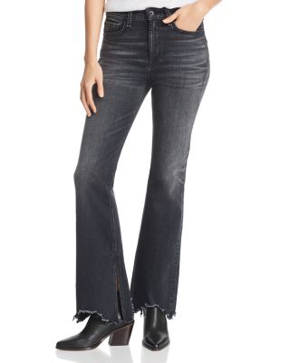 bone Nina Flared Jeans in Clean Onyx 