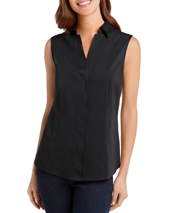 Foxcroft Taylor Sleeveless Non-Iron Shirt | Bloomingdale's