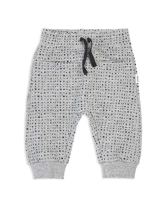 Miles The Label Miles Baby Unisex Square Print Jogger Pants Baby