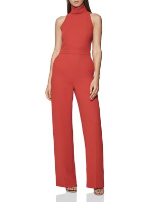reiss dori high neck jumpsuit