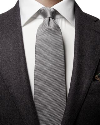 Solid Textured Silk Classic Tie