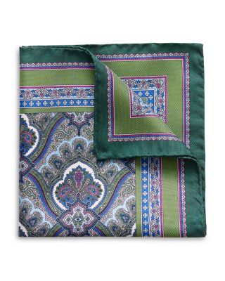 Paisley Silk Pocket Square