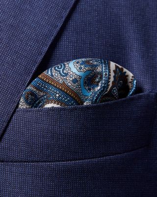 Paisley Silk Pocket Square