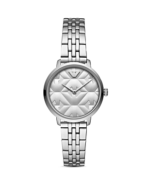 ARMANI COLLEZIONI EMPORIO ARMANI TWO-HAND STAINLESS STEEL WATCH, 32MM,AR11213