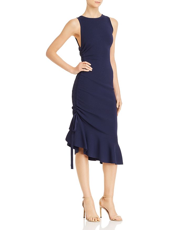 MILLY Shirred Seam Dress | Bloomingdale's