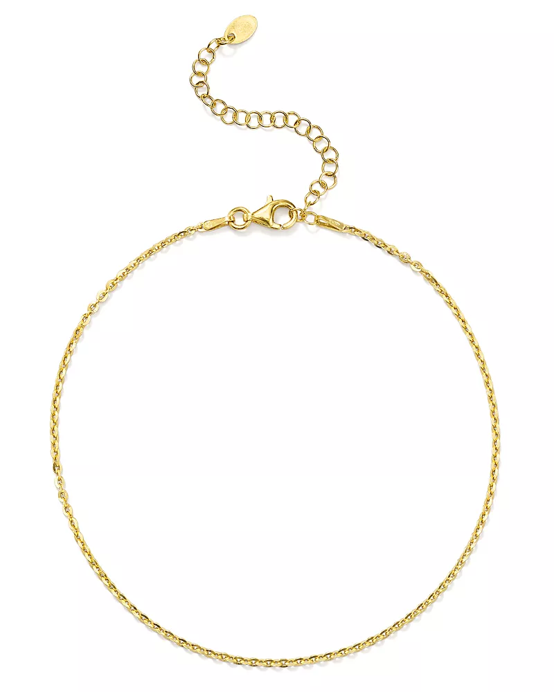 Argento Vivo Curb Chain Anklet