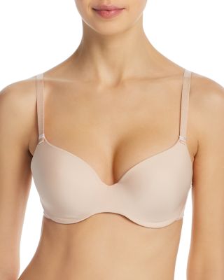 Chantelle Absolute Invisible Smooth Flex Contour Bra (Dark Blue Sq, 34C)