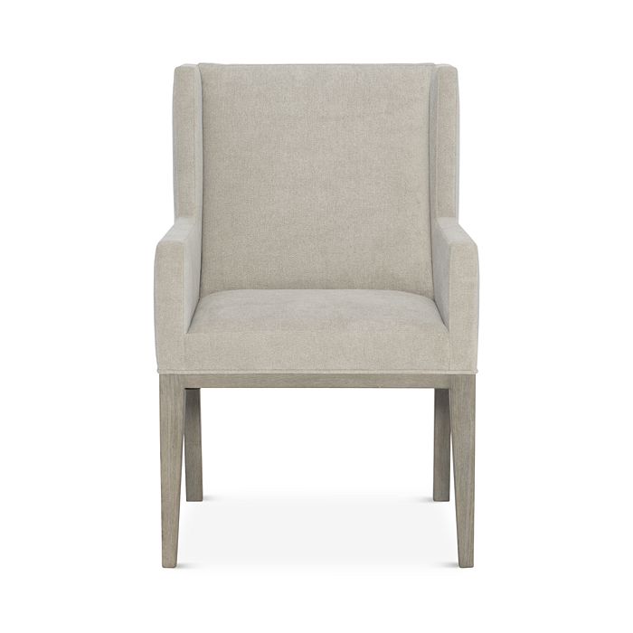Shop Bernhardt Artisan Collection Linea Arm Chair In Solid Ash