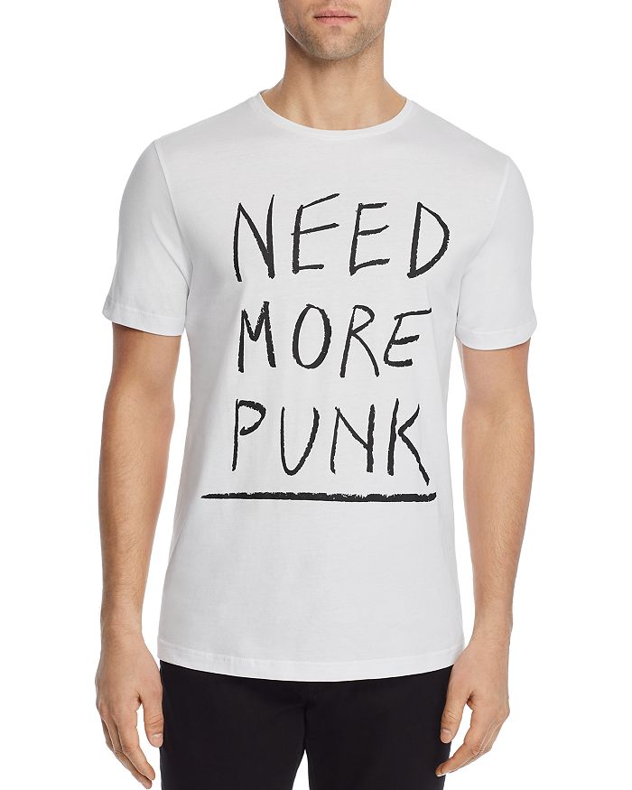 Antony Morato Need More Punk Graphic Tee In White