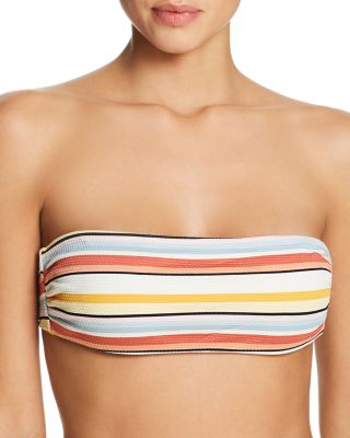 tie back bandeau bikini top