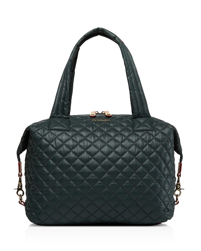 Mz Wallace Large Sutton Bag In Grove Green/gold