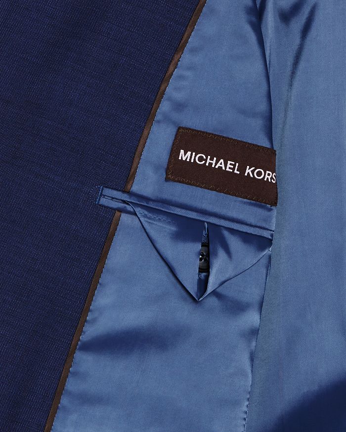 Shop Michael Kors Boys' Two-piece Suit, Big Kid - 100% Exclusive In Blue