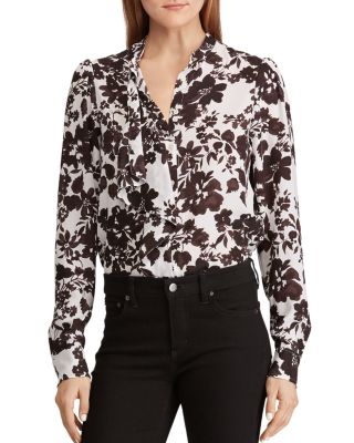 Ralph Lauren - Floral-Print Ruffle Top